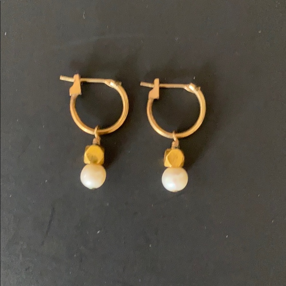 Hoop dangle earrings